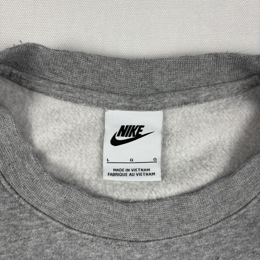 Nike Sweatshirt Tufts University Jumbos Soccer Crewneck Mens L Gray Athleisure - Picture 4 of 6